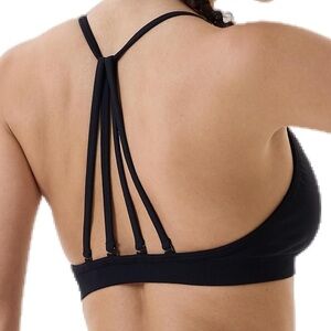Aurola sports bras in black & brown